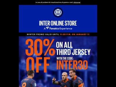 Flash Promo: 30% Off the Third Match Jersey | Until Sunday Only ⚫🔵