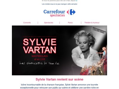 Sylvie Vartan en tournée et les actus à ne pas manquer ✨