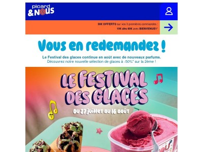 Vite, notre sélection de glaces à -50% a changé ! 😋🍦