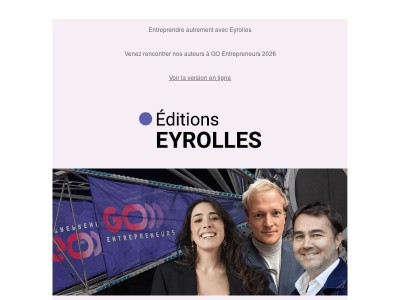 Entreprendre autrement avec Eyrolles