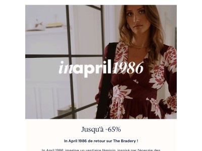 In April 1986, jusqu'à -65%