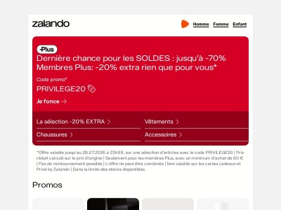  Dernière chance pour les SOLDES : jusqu’à -70%