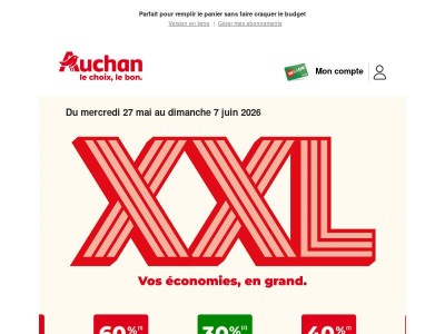 🎉Vos bons plans passent au XXL