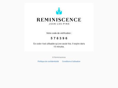 Votre code est : 578396