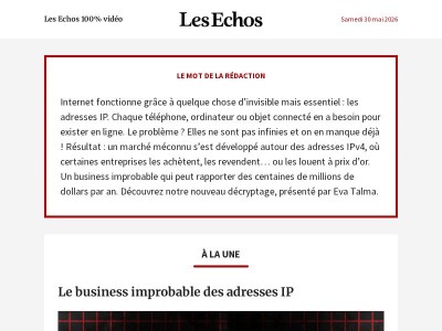Le business improbable des adresses IP