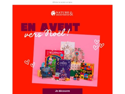 Votre calendrier de l'Avent vous attend ✨