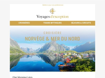 Croisière en Norvège : cap vers les fjords et au-delà (juin 2027)