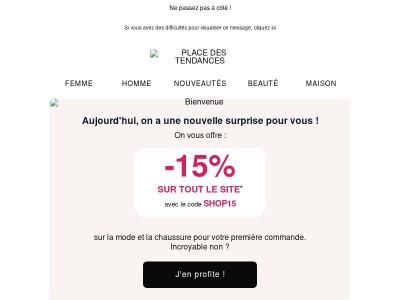 -15% pour vous avec le code SHOP15 🩷