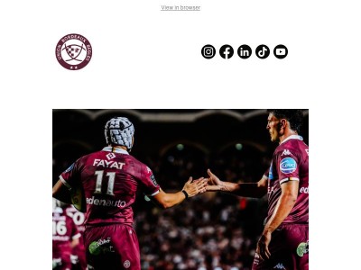 Les infos de la semaine 👀