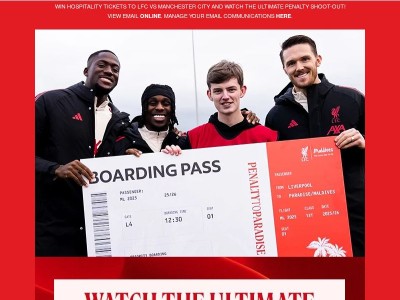 Watch the ultimate LFC Penalty Shoot-Out and WIN