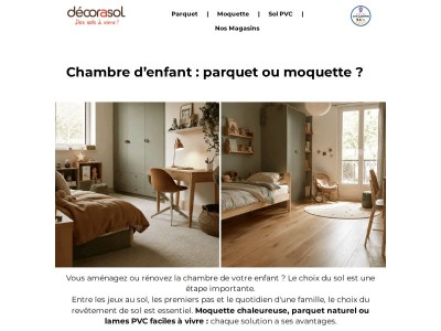 Chambre d'enfant : parquet ou moquette, quel est le meilleur choix ?