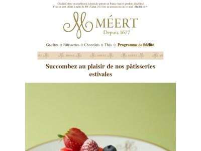 🌞 Succombez à nos pâtisseries estivales