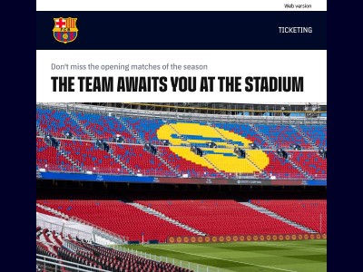 ⚽ Spotify Camp Nou is waiting for you. Get your tickets!