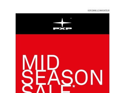 Mid Season Sale : jusqu’à -50% 🔥
