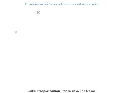 Prospex Edition Limitée Save The Ocean 