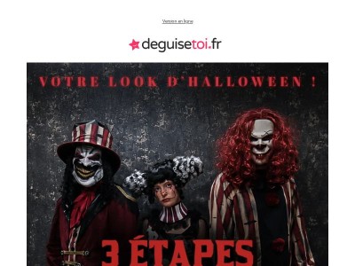 Comment créer votre look d’Halloween en 3 étapes ? 🎃