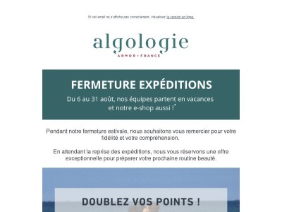 Double dose de fidélité pour vous remerciez !