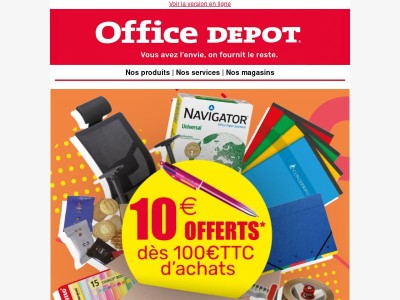 10€ offerts dès 100€ : FONCEZ