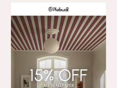 -15% sur tous les papiers peints