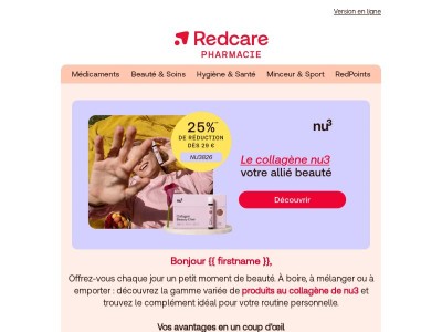 ☀️ Collagène et autres produits nu3
