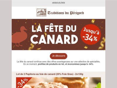 La fête du canard continue 🦆