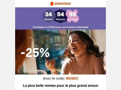 -25% pour la Fête des Mères 💐