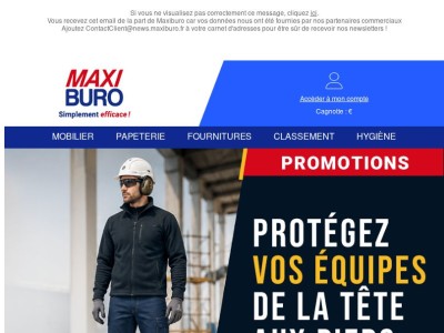 Les équipements de protection individuelle en promotion !
