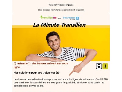 🚧 Des travaux sur votre ligne, anticipez vos voyages