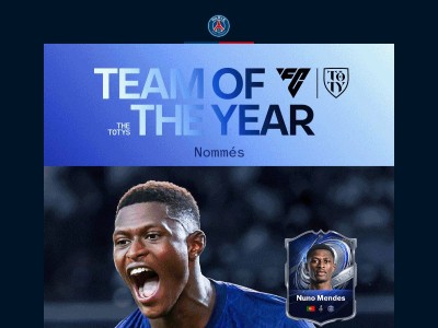 L'Équipe de l'année EA SPORTS FC est de retour !