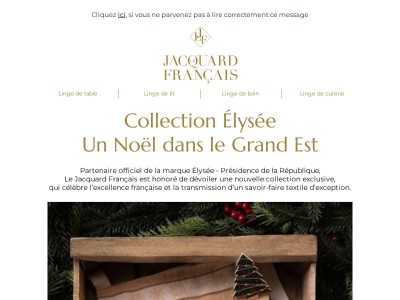 Elysée x Le Jacquard Français | Noël Grand Est