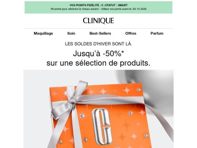 Soldes d’hiver : jusqu’à -50 % ❄️