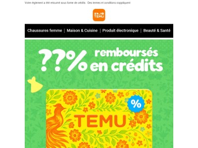 @ch***al, votre argent vous a été remboursé! Allez le récupérer maintenant >