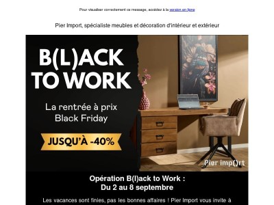 🖤 B(l)ack to Work : on équipe la maison