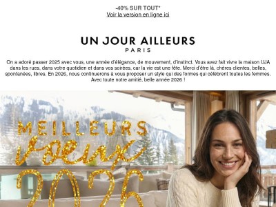 Bonne année - Profitez encore de nos ventes privées