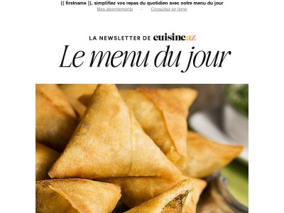 ✈️ Le menu du samedi qui fait voyager vos papilles