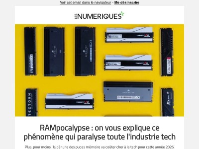 RAMpocalypse : on vous explique ce phénomène qui paralyse toute l'industrie tech