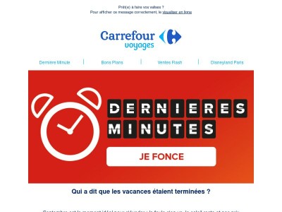 ⏳ Dernières minutes : c'est le moment de réserver…