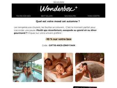 Cocooning ou grand air ? Trouvez votre pause d'automne 🍂

