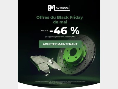  BLACK FRIDAY de printemps : jusqu'à -46 % par rapport au PVC sur les pièces détachées 🔥  