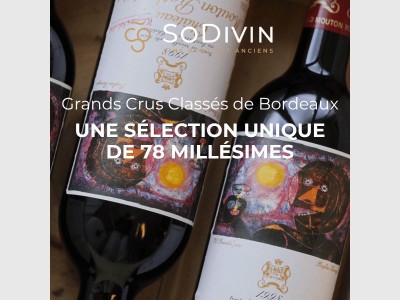 De 1908 à 2017, sélection de Grands Crus classés de Bordeaux 🍷💫