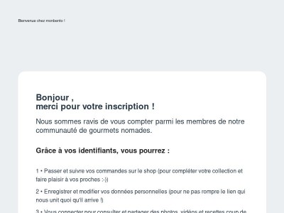 Et voilà : vous êtes officiellement membre de la communauté des Gourmets nomades
