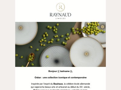 Oskar : l’art du Bauhaus sur vos tables de fête