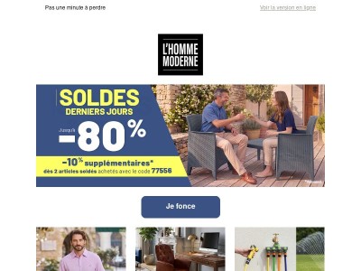 Soldes : jusqu'à -80% et -10% supplémentaires