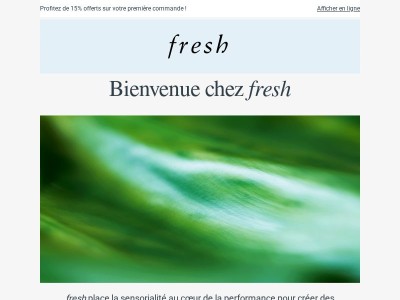 Bienvenue dans la fresh family 👋