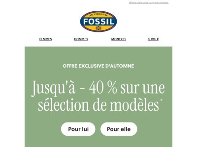 🔓 Voilà les offres exclusives d’automne