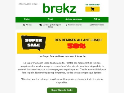 Dernière chance : Hill's en promotion !