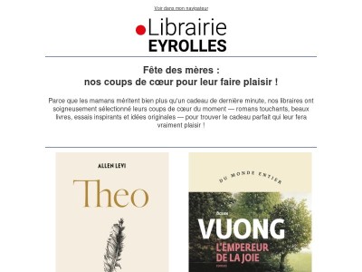 Un livre pour maman avant dimanche?
