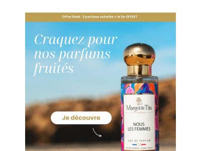 Zoom sur les parfums fruités : 2+1 OFFERT ! 🍓🌞