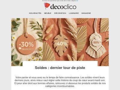 ⏰ Soldes : ultime weekend 