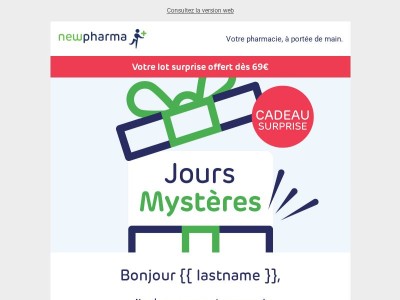 Jours Mystères chez Newpharma !